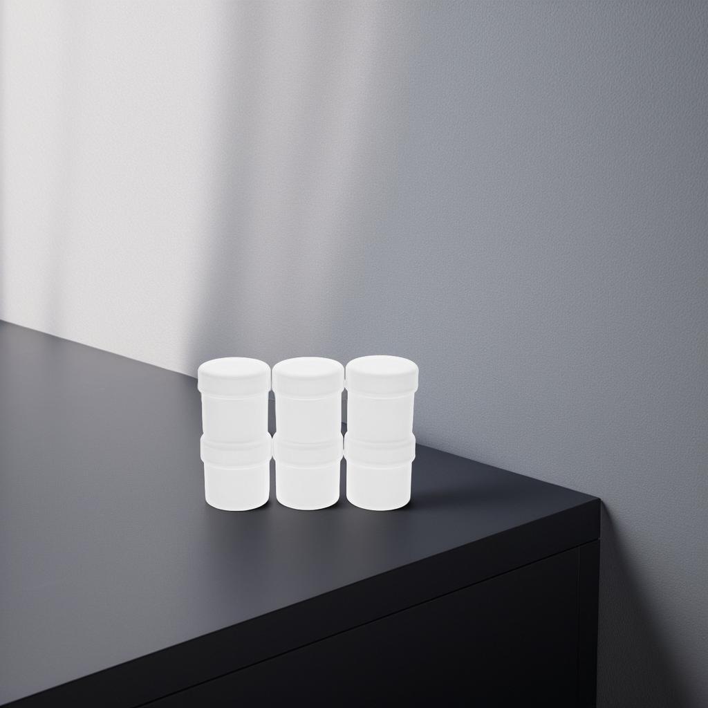 6Pcs 30Ml Heavy-Duty Leak-Proof Plastic Paint Containers for Art Studio Industrial Use Multipurpose Coatings Pigment Storage