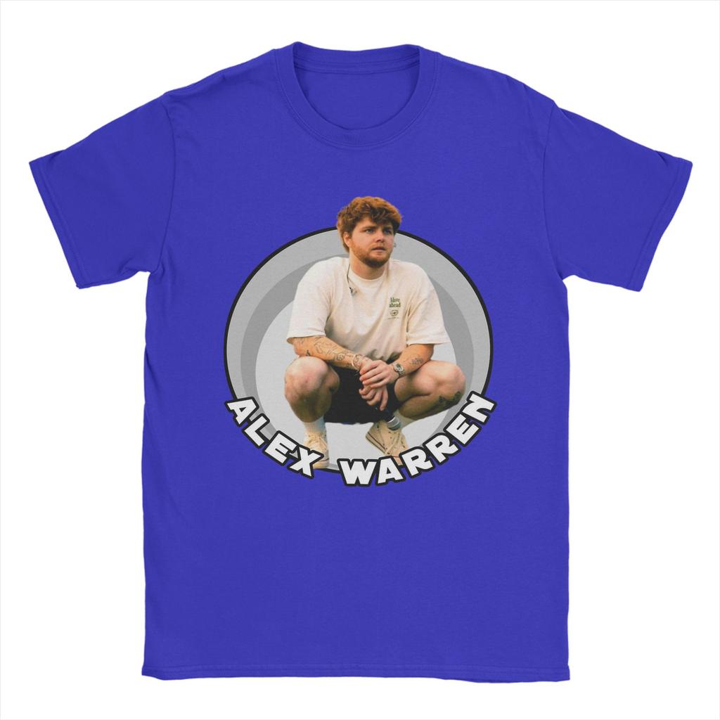 Alex Warren Singer Mens T Shirts Novelty Tee Shirt Short Sleeve Round Collar TShirts Cotton Summer Clothing