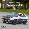 Toyota 128 Ae86 Alloy Car Model Static Toy For Collectors Gifts Decoration