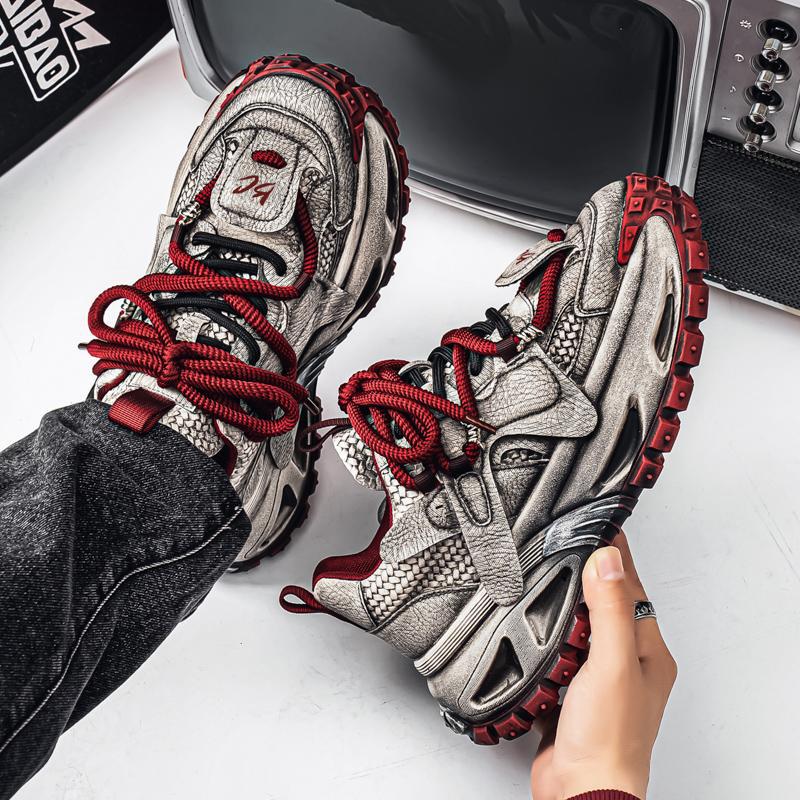 ins catwalk student sneakers platform heightened breathable dad shoes comfortable running shoes autumn