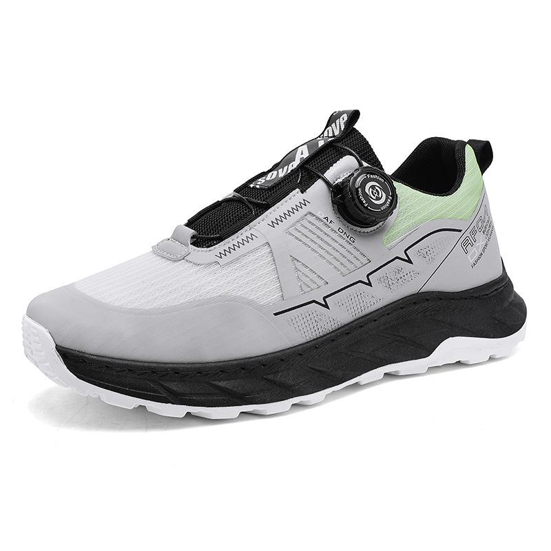 Summer Mesh Breathable Sports Trendy Shoes Platform Heightening Casual Personality Knob Shoelaces Dad Shoes Men's Shoes