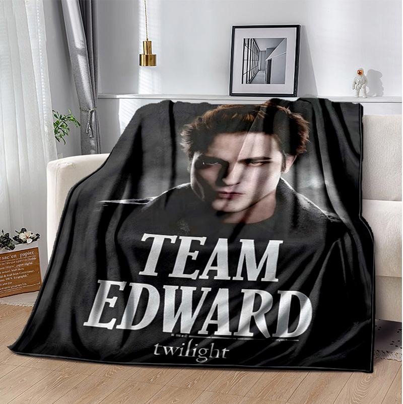 Edward Cullen Flannel Blanket Soft Warm All-Season Throw, Design for Camping, Car Travel, Hiking Sofa, Bed, Office Perfect Gift for Parties