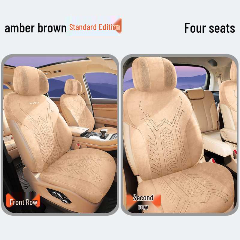 Wenjie M9 Wildleder Sitzkissen: Ganzjahres-, Atmungsaktive, Perforierte Abdeckungen