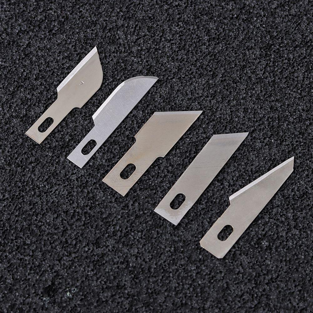 5pcs/set for Mobile Phone Hand Tools Non-Slip Scalpel Knife Parts 10pcs Blades Cutter PCB Repair Craft Knives Engraving
