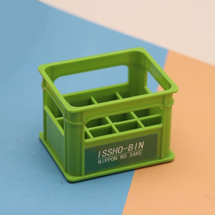 Japanese Bo11 Doll House Mini Simulation Beer Frame Beverage Basket Miniature Model Shooting Props Play House Toy