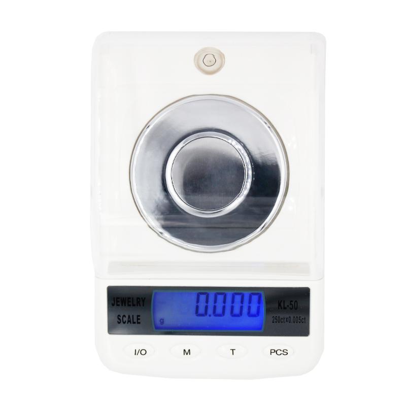50g 0.001g High Precision Electronic Scale Digital Jewelry Scale Diamond Gem Carat Scales Laboratory Weighing Balance