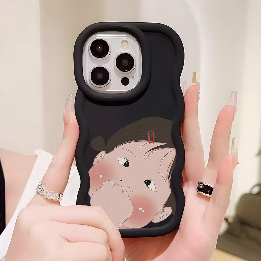 

Чехлы для мобильных телефонов iPhone 11 13 XR 15 Pro Max 12 14 Pro Max Чехол для iPhone 16 7 Plus 8 Plus XS Max 15 Plus Macaron Cartoon Cute Anti-Drop Водонепроницаемый iPhone 15 Plus чёрный