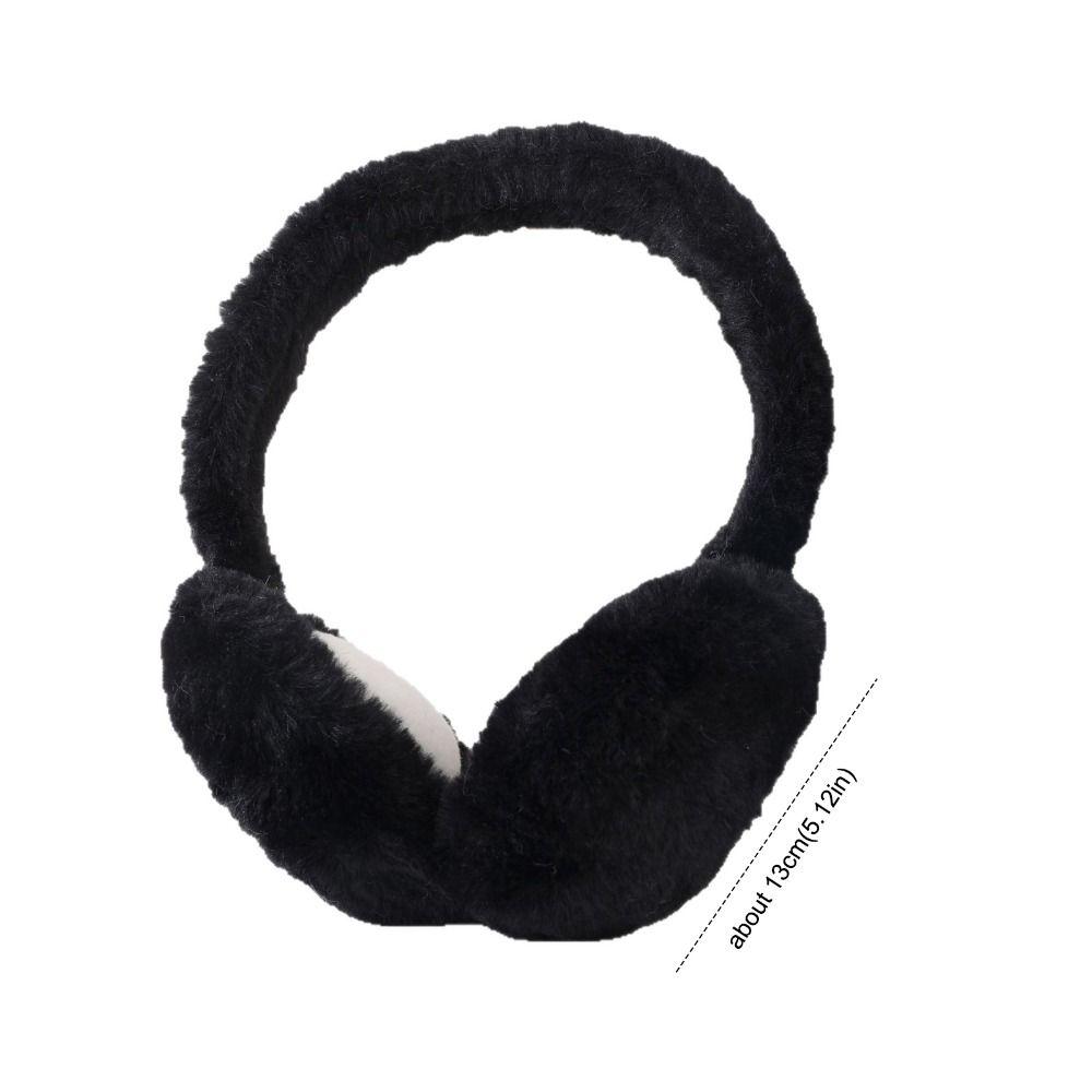 Winter Warm Foldable Earmuffs Soft Plush Fluffy Earflaps Fashion Ear Warmer  For Women Men Outdoor