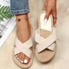 Fashion Women's fashion trend non-slip wear comfortable soft soled flat sandals