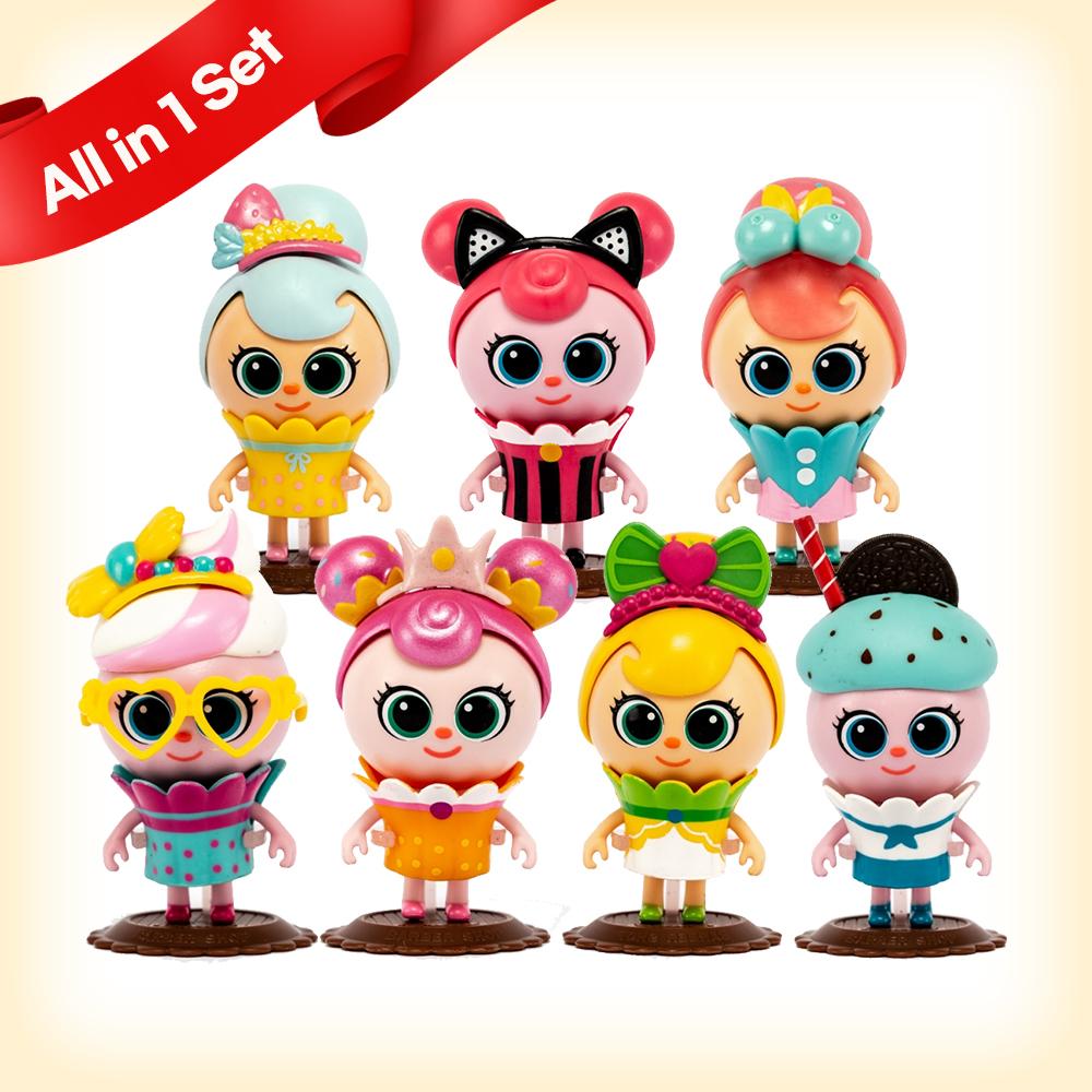[toytron] Bread Barbershop Mini Cupcake Decorating 7-Piece Full Set