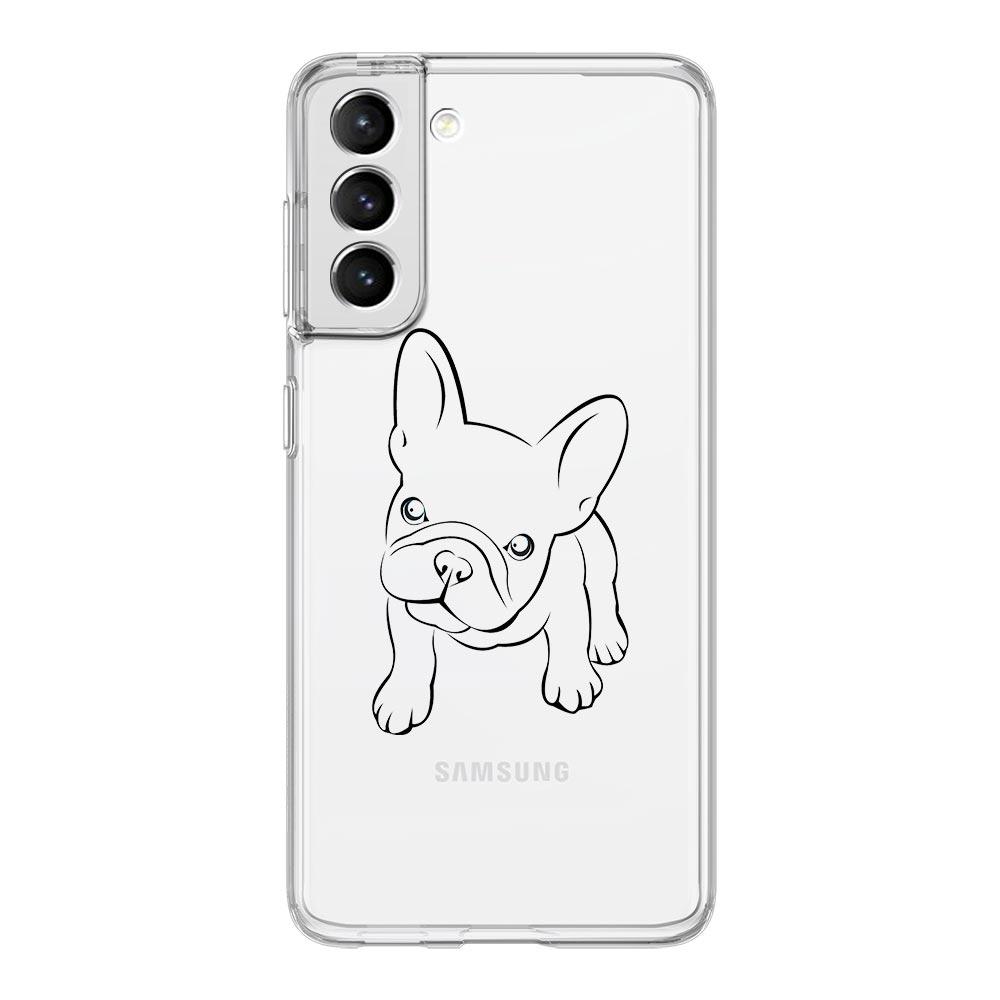 French Bulldog Phone Case For Samsung Galaxy S23 S22 Ultra S20 S21 FE 5G S10 S10E S9 S8 Plus 4G Soft Silicone Clear Cover Couqe