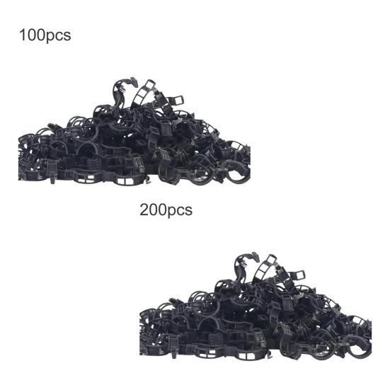 Plant Support Clips Plastic Clips for Securing Plants Reusable Plant Fixing Clips Garden Clips for Tomato Vine Climbing Plants Vegetables