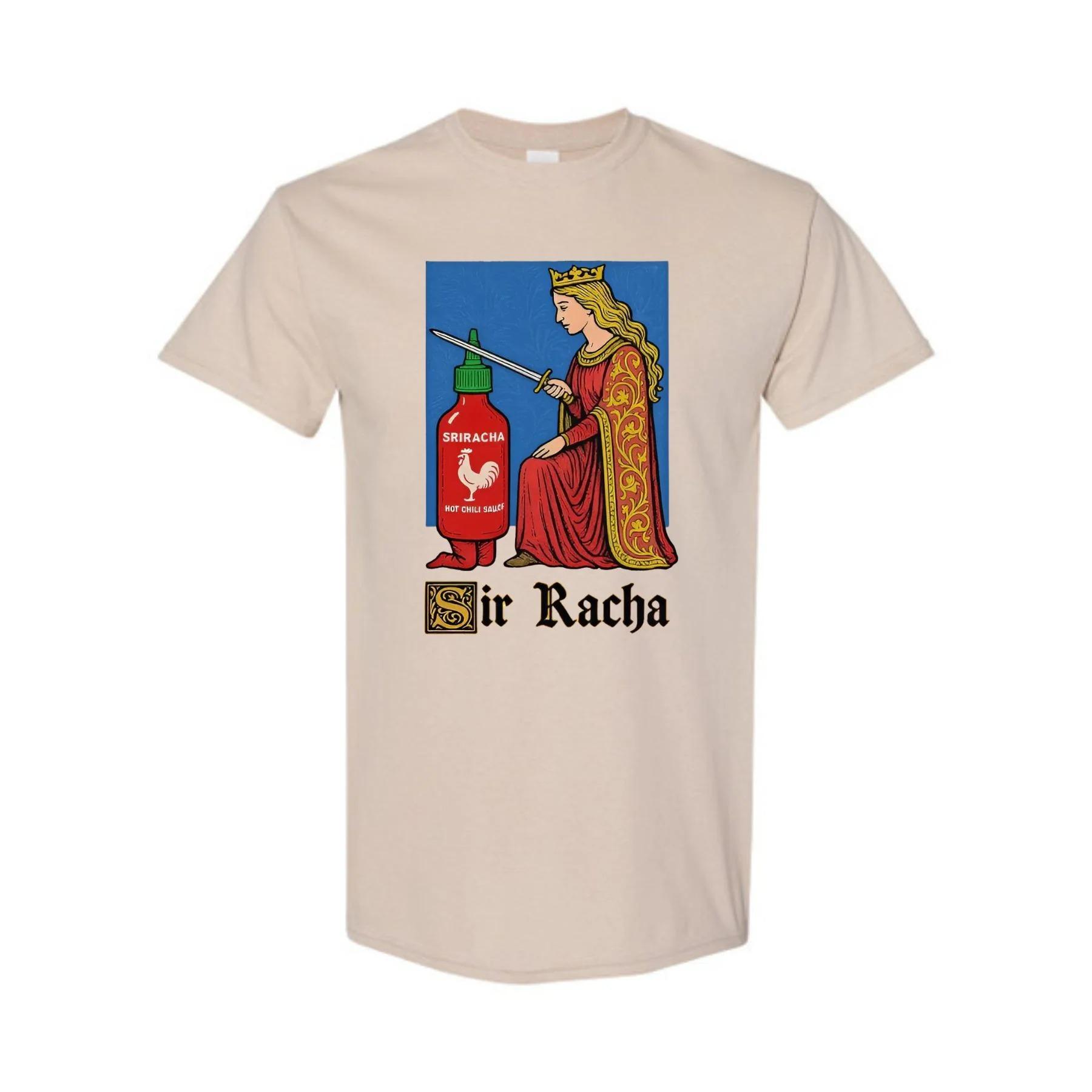 

Sir Racha T-Shirt - Punny Foodie Tee High-end Luxury Is for Both Men and Women Top Y2k Summer Hot Sale 4XL