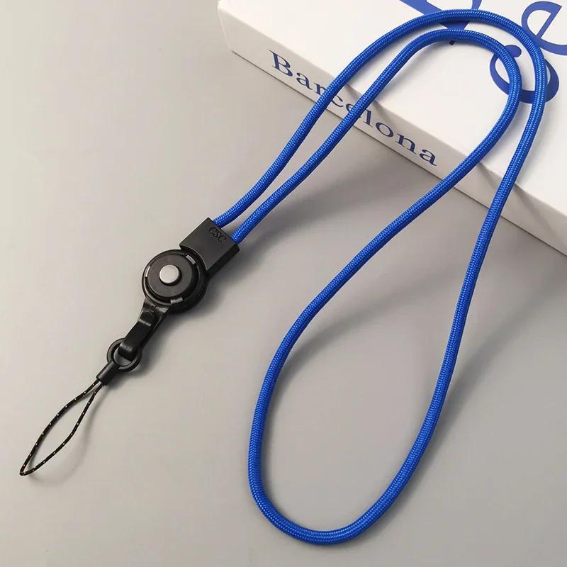 

Mobile Phone Lanyard Long Non Necking Multi-functional Woven Rope Finger Hanging Rope Detachable Ring Buckle Phone Case Charm