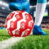 Czech Republi Football Printed Size 5 Soccer Ball Wear Resistant Standard Adult Training Football Fan Gift for Indoor Outdoor Match Sports