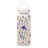 1L Thermal Water Bottle Creative Floral Insulated Bottle Reusable Outdoor Insulated Mug  Household
