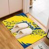 Rosario Central Crest Rug Game Carpet, Floor Mat for Bedroom Living Room Entryway Rug, Home Decor Idea Gift for Christmas birthday