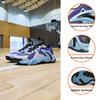 Anta Kids Air Space Comfortable Sports Shock Absorbing Wear Resistant Low Top Basketball Shoes Kids Basketball Shoes White Purple Black A312421106-1