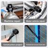 10-17mm Ratchet Wrench Socket Plum Blossom Multifunctional Pointed Tail Adjustable Sockets Adapter Hand Tools Wrenches