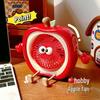 Rechargeable Mini Cartoon Rabbit Desktop Fan - Portable, Cute, and Ideal for Office or Dorm.