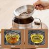 304 Stainless Steel Oil Filter Pot with Strainer Deep Fryer Basket for Kitchen Multi-function Frying Net Tank Grease Container