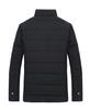 Men's Winter Padded Thickened Business Jacket Middle-aged Plus Size Stand-up Collar Warm Jacket