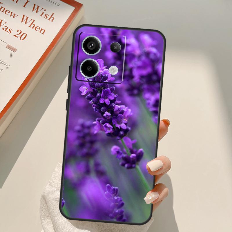 

Lavender Purple Flower Funda For Xiaomi Redmi Note 14 10 11 12 13 15 Pro Plus Case For Redmi 15 14C 10C 12C 13C 15C Note 15 Pro Plus 5G
