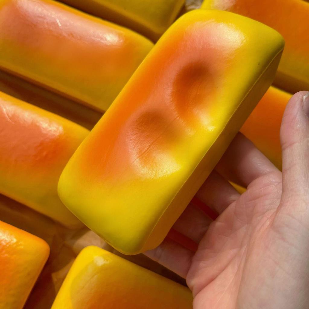 Spielzeug Spielzeug Spielzeug Kinder Kinder Käsebrot Langsam aufgehend Weich Squishy Anti-Angst Kneten Fidget Anti-Stress ASMR Sensorisch für Erwachsene