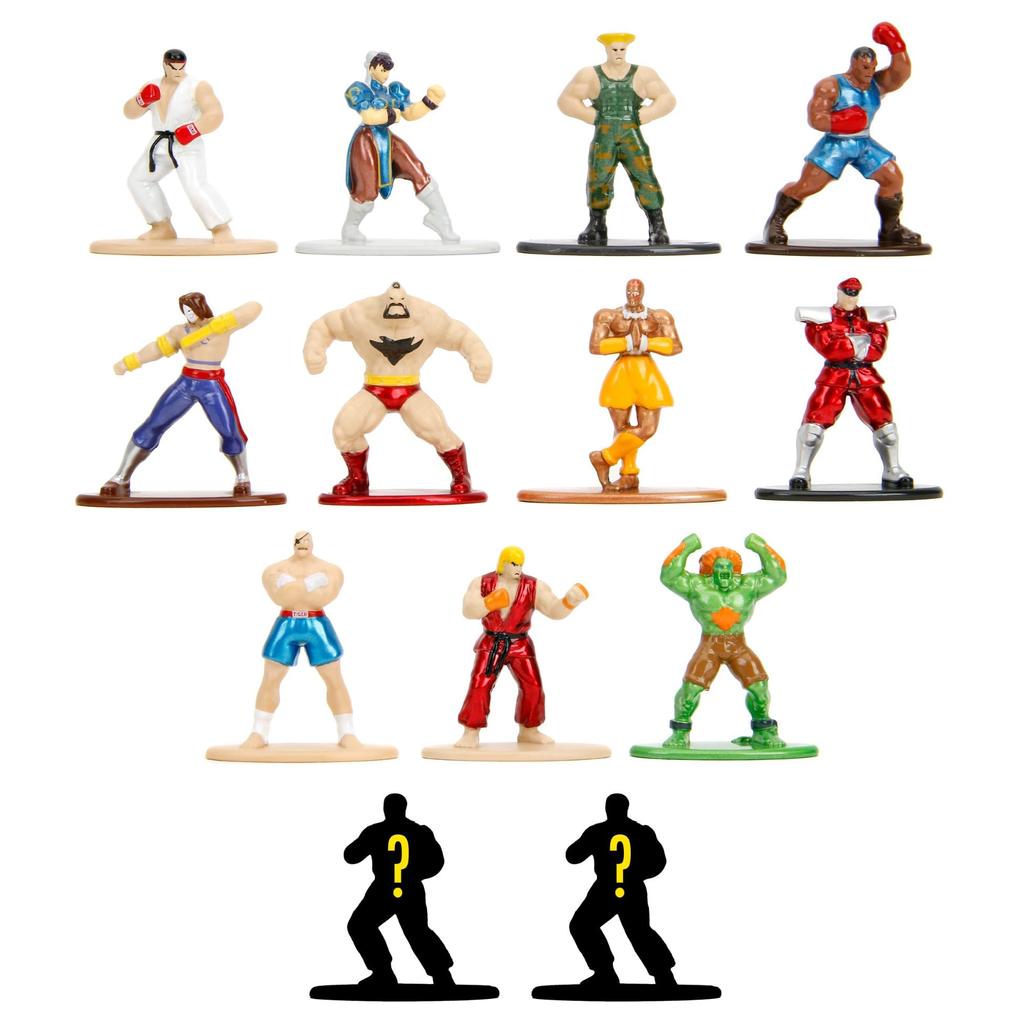 Street Fighter Nano Metalfig Blind Pack (Box) 24 Pieces
