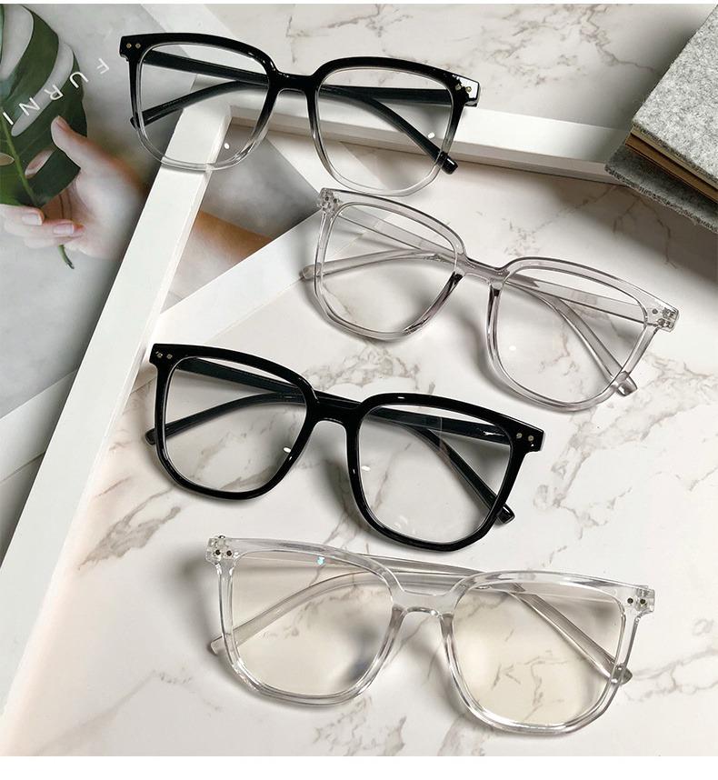 3 Pieces of Blue Light Blocking Glasses - Fashionable Square Fake Glasses, Anti Radiation Computer Gaming Glasses, Sunglasses