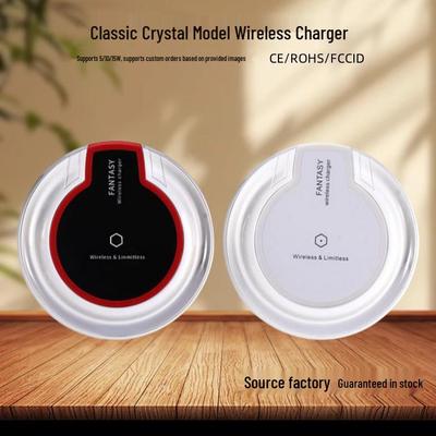 Crystal Fast Wireless Charger for Mobile Phones