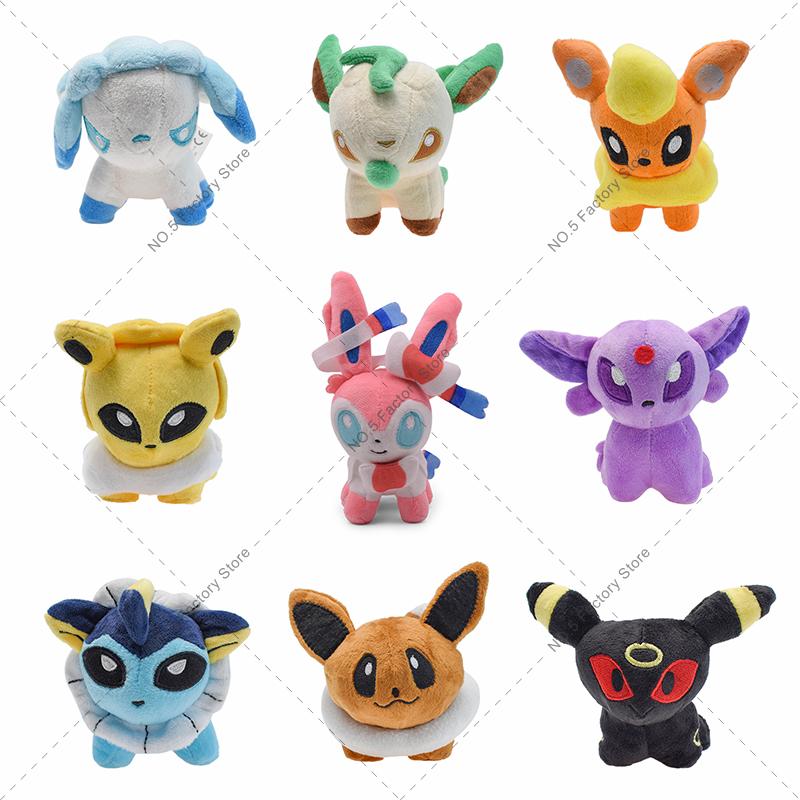 32 Style Eevee Plush Toy  Eeveelution Umbreon Vaporeon Jolteon Flareon Espeon Leafeon Cartoon Stuffed Animal Doll Peluche