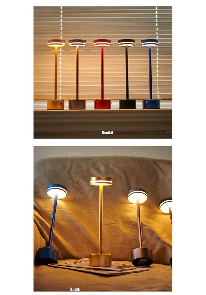 Modern Type-C Touch Desk Lamp: Minimalist I-beam Design with Night Light Functionality