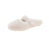 French Flat-bottomed Bag Head Fluffy Slippers Women's Outer Wear 2025 New Autumn One-pedal Plush and Fleece Cotton Mop Cotton Shoes