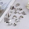 3 Paar Modische Metallmaterial Reparaturzubehör Schuhspitzenschutz Schuhclips Charmschnalle High Heel Schuhe Dekoration