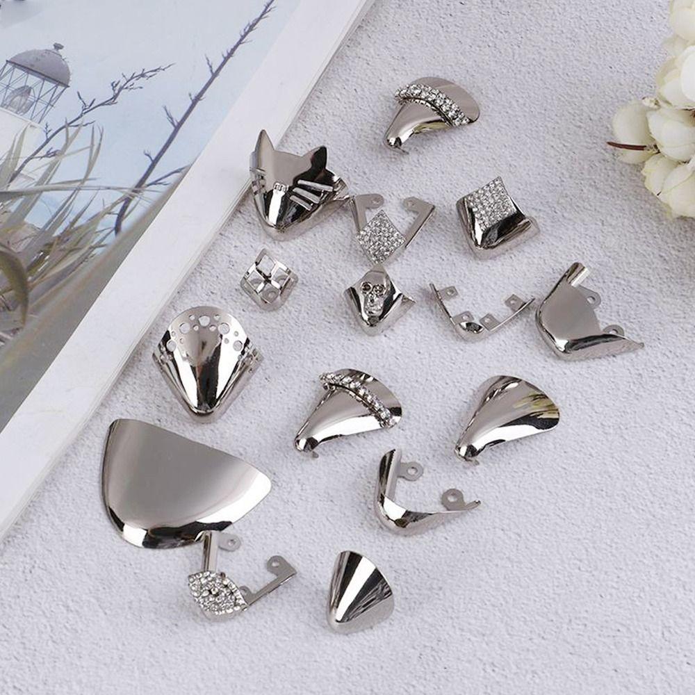 3 Paar Modische Metallmaterial Reparaturzubehör Schuhspitzenschutz Schuhclips Charmschnalle High Heel Schuhe Dekoration