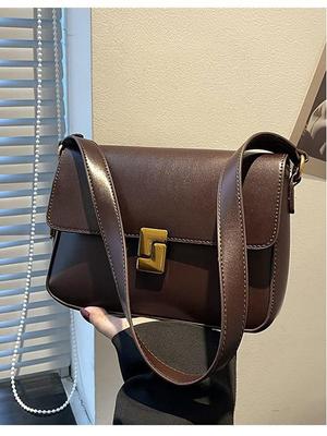 Dámská retro francouzská taška přes rameno 2025: Stylová, Všestranná Malá Čtvercová Crossbody