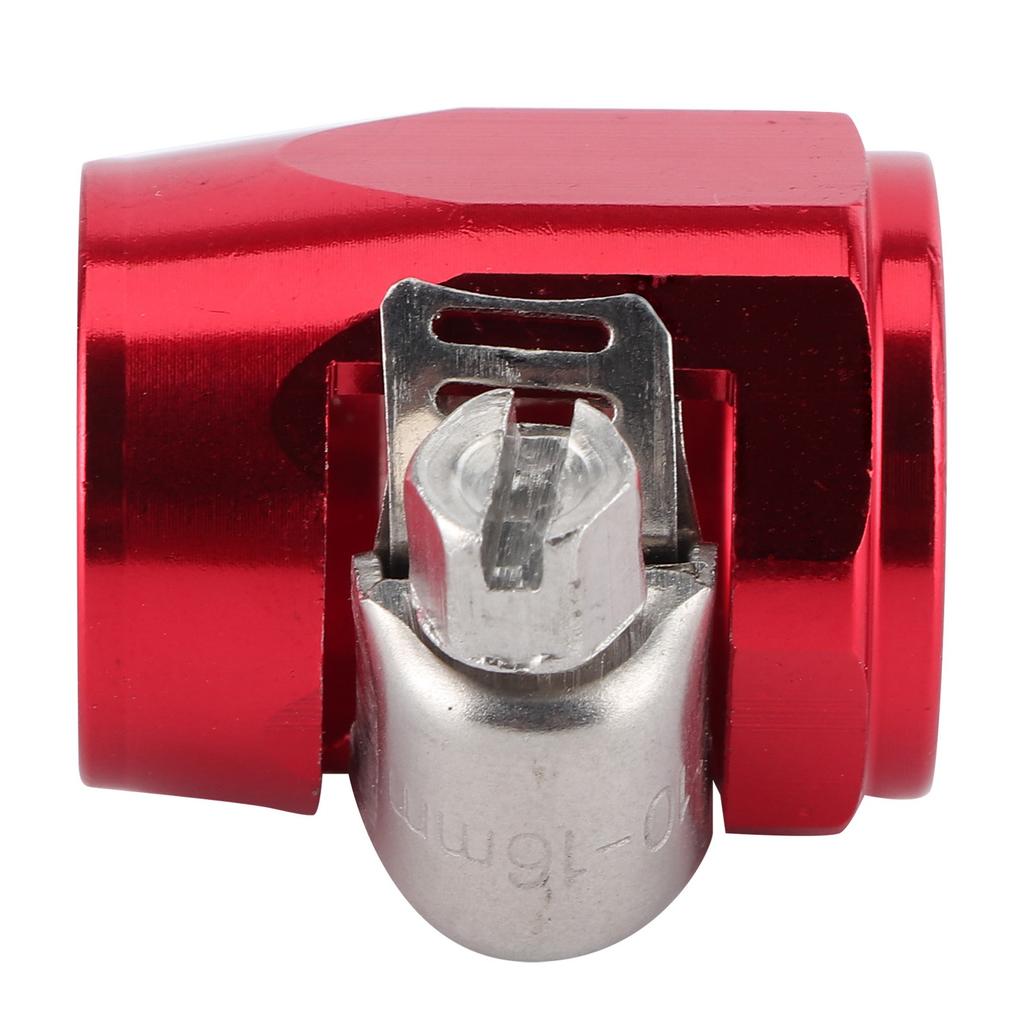 AN6 Aluminum Alloy Hose Finisher Clamp Connector for Fuel Oil Diesel Gas Air and Water Hose PipeRed