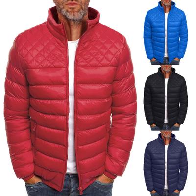 Männer Winter Baumwolle Gefütterte Jacken Dicke Warme Mantel Mode Zipper Kalt Bluse Casual Sport Streetwear Männliche Outwear