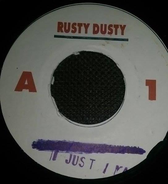 7inch Record ALTON ELLIS Im Just A Man NONE Rusty Dusty Jamaica Reggae Ska Dub Used