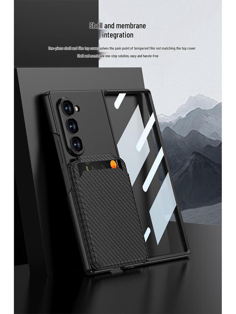 Magnetic Card Holder Stand Case for Samsung Z Fold7/6/5 - Multifunctional, Detachable, Ultra-thin Protection