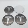 SGJPH1 19+1pcs 56mm 60mm 65mm For Tesla Model 3 Model Y Car emblem Wheel hub Center Cap Badge covers Decals Styling accessories