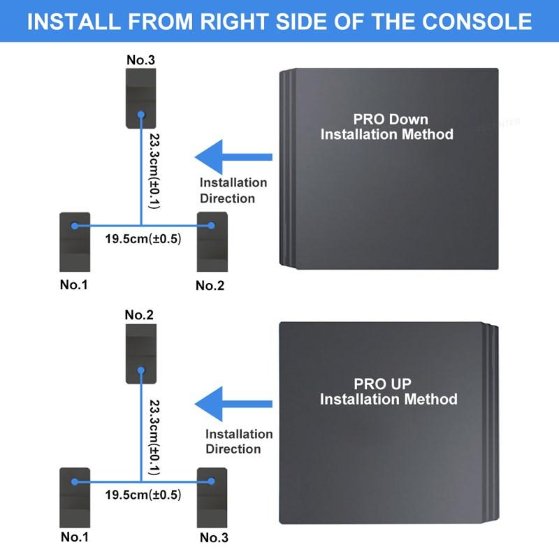 PS4 Konsol İçin Duvara Monte Tutucu PlayStation 4 İçin Braket Depolama Standı Ana Makine Rafı Kanca Tabanı PS4 Pro/Slim Aksesuarları