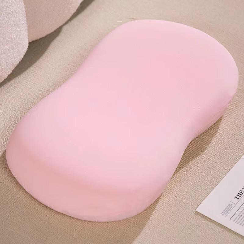 Ice Silk Memory Foam Cat Belly Pillow for Summer – Cervical Support Cushion for Sleep and Office