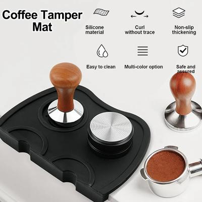 Podkładka do zacierania kawy Ręczna silikonowa podkładka do kawy Prasa do proszku Mata antypoślizgowa Klips/podkładka do mielenia Akcesoria do kawy Narzędzia baristy