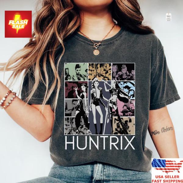 Kpop Demon Hunters Shirt Huntrix Girl Band Tee Idol Group Merch Limited Edition Unisex T-Shirt