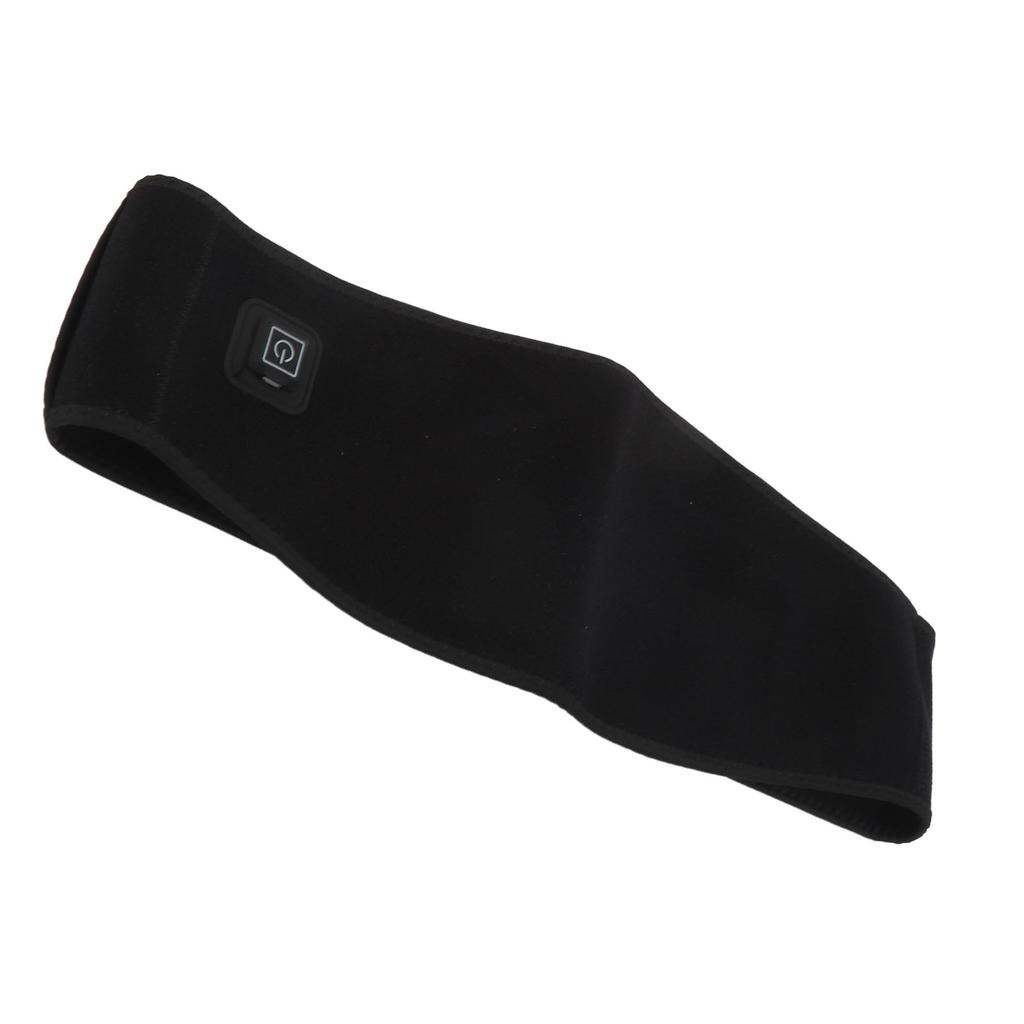 Electric Heated Waist Support USB Adjustable Hook And Loop Heating Waist Support Pad Black