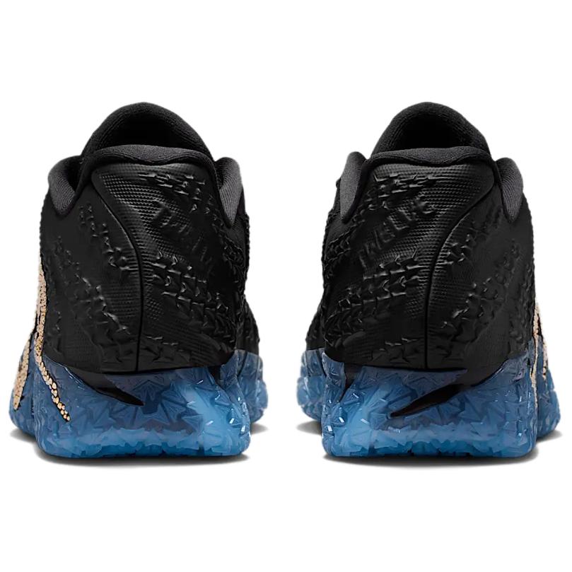 Nike Ja 3 Morant III Bling Άνετη Εφαρμογή Παπούτσια Μπάσκετ Ανδρικό Sneaker Μαύρο Μπλε IB6674-001