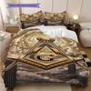 Freedom Faith Unity Bedding (1 * Duvet Cover + 2 * Pillowcase, Without Core) 2D Flat Duvet Cover and Pillowcase Soft and Comfortable Bedding Set