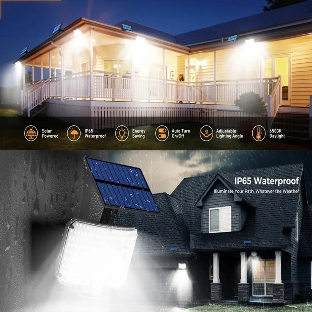 234LED Solar Light 3 Working Modes Outdoor Super Bright Motion Sensor Solar Strong Power LED Garden Wall Lamp IP65 Waterproof